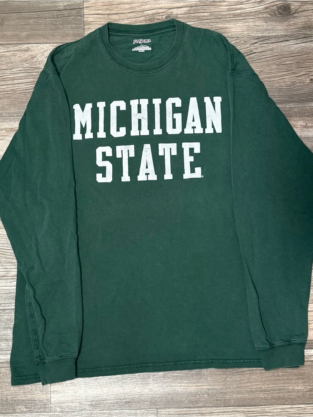JanSport Michigan State Spartans Forest Green Long Sleeve Shirt